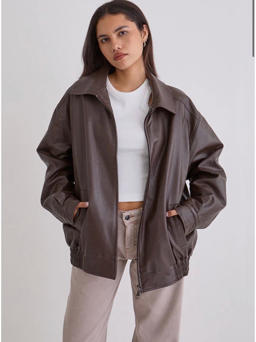Vegan Leather Jacket NWT